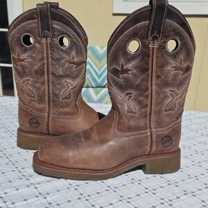 Double H Brown Western Boots